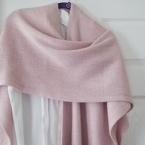 NWT Ladies pink knit Cape/ wrap